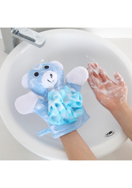 Sarı Stil Renkli Hayvanlar Stil Duş Yıkama Bezi Havlular Sevimli Çocuklar Bebek Duş Havlu Banyo Süngeri Vücut Scrub Eldiven Banyo (Yurt Dışından) fırsatları
