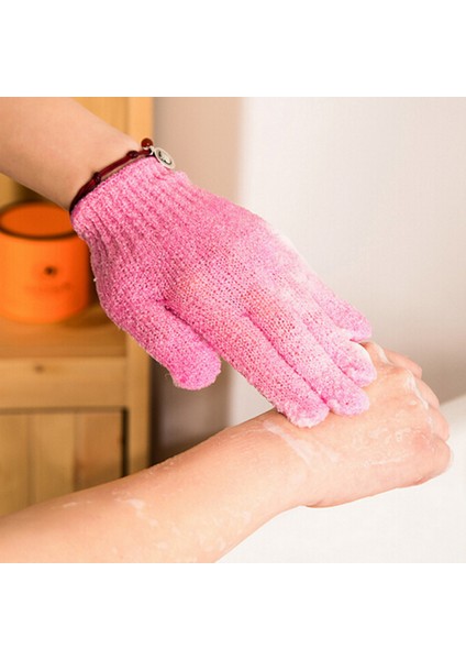 Eldiven Rastgele Renk Stili Duş Eldiveni Peeling Peeling Eldiveni Vücut Masaj Süngeri Cilt Nemlendirme Banyo Aksesuarları (Yurt Dışından) modelleri