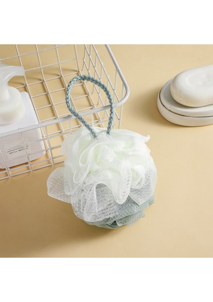 No.2 Tarzı Mini Yumuşak Vücut Köpük Sünger Banyo Topu Naylon Süpürge Loofah Ağ File Topu Temizlik Banyo Süngeri Çok Renkli Duş Çiçeği (Yurt Dışından)