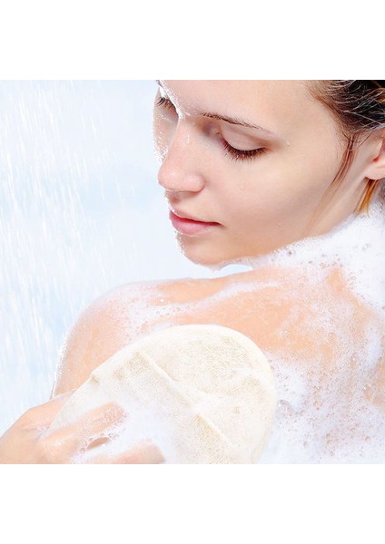 Pembe Stil Doğal Yumuşak Peeling Lofah Banyo Duş Unisex Masaj Spa Sünger Sırt Askısı Vücut Cilt Sağlık Temizlik Aracı (Yurt Dışından) fiyatları
