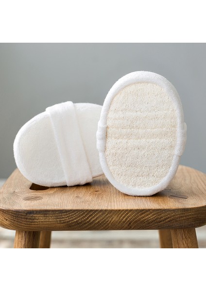 Pembe Stil Doğal Yumuşak Peeling Lofah Banyo Duş Unisex Masaj Spa Sünger Sırt Askısı Vücut Cilt Sağlık Temizlik Aracı (Yurt Dışından) indirimleri