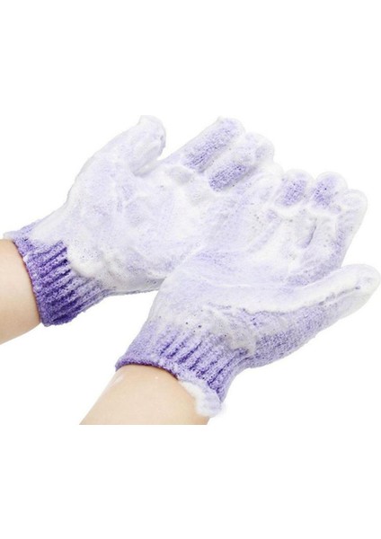 Mavi 1 Adet Tarzı Güçlü Banyo Peeling Yıkama Cilt Spa Masaj Peeling Vücut Sünger Ince Eldiven Sihirli Sünger Banyo Aksesuarları (Yurt Dışından)
