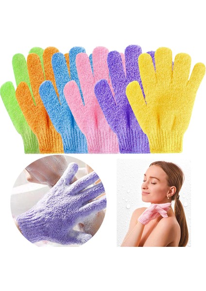 2 Adet Sarı Stil Duş Banyo Peeling Eldiven Eldiven Cilt Vücut Masaj Sünger Yıkama Cilt Nemlendirme Spa Köpük - (Yurt Dışından) indirimleri