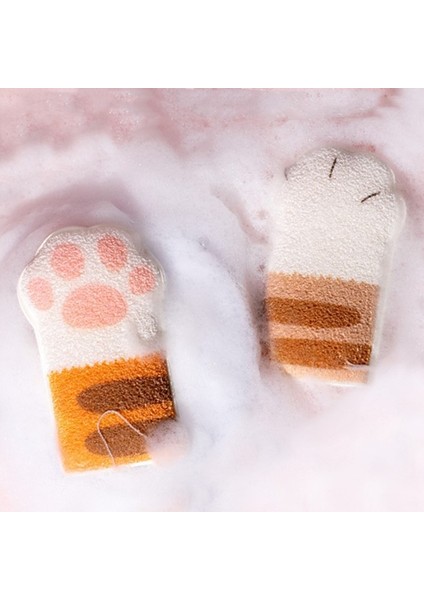 Kahverengi Tarzı Kedi Gibi Duş Tutma Süngeri Peeling Masaj Etkili Spa Köpük - Türkçe E-Ticaret Başlık (Yurt Dışından)