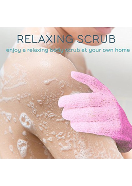 2 Adet Pembe Stil Duş Eldiveni Peeling Exfoliating Eldiveni Banyo Kazanı Direnç Vücut Masajı Sünger Cilt Nemlendirici Spa Köpük Için Banyo (Yurt Dışından) indirimleri