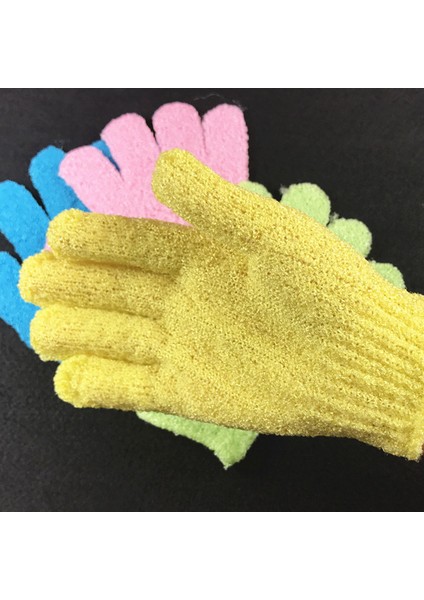 2 Adet Rastgele Renk Stili Duş Eldiveni Peeling Vücut Masaj Sünger Eldiven Yıkama Cilt Nemlendirme Spa Sırt Kaymaz Banyo Eldiven Köpük Ovma (Yurt Dışından) modelleri