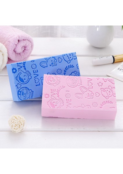Sarı Stil Banyo Süngeri Dantel Baskılı Peeling Duş Bebek Banyo Süngeri Temizleyici Güzellik Cilt Bakımı Süngeri Yüz Temizleme Spa Banyo Topu 1 Adet (Yurt Dışından) modelleri