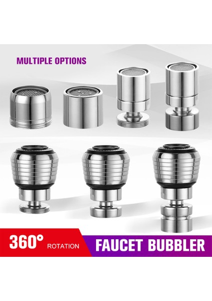Bir Stil Esnek Musluk Başlığı 360 Derece Döner Akıtıcı Çift Modlu Çıkış Mikser Filtre Aksesuarı Mutfak Lavabo Bataryası (Yurt Dışından) modelleri