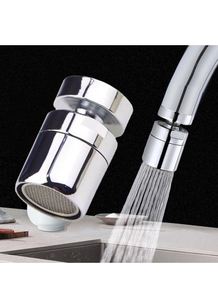 Bir Stil Esnek Musluk Başlığı 360 Derece Döner Akıtıcı Çift Modlu Çıkış Mikser Filtre Aksesuarı Mutfak Lavabo Bataryası (Yurt Dışından) fırsatları
