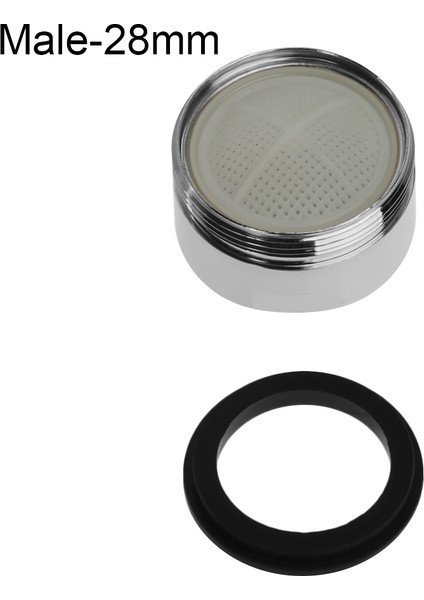 ERKEK-28MM Tarzı Musluk Perlatör Bağlantı Parçası Metal Dış Iç Iplik Su Tasarruf Adaptörü mm ile Conta ile - Mutfak Bataryası Için (Yurt Dışından)