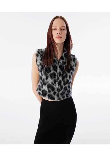 Leopar Jakarlı Triko TW6240050376005