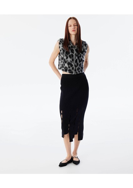Leopar Jakarlı Triko TW6240050376005