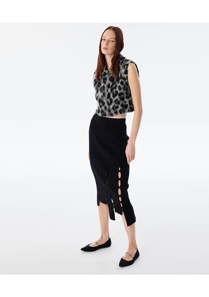 Leopar Jakarlı Triko TW6240050376005