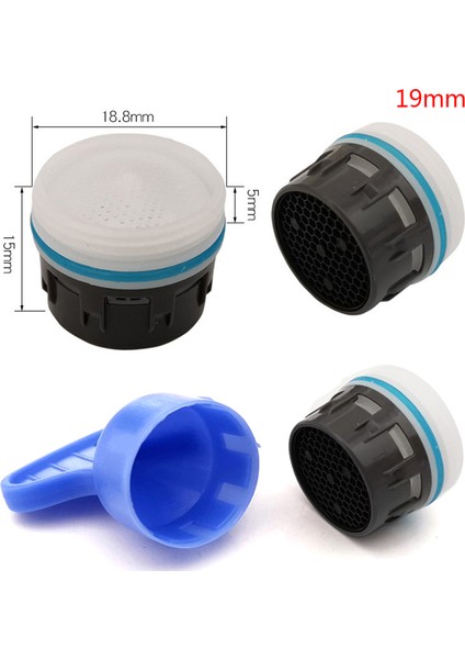 19 mm Tarzı Iplik Su Tasarrufu Musluk Aerator Kabarcık Mutfak Banyo Bataryası Aksesuarı Yeni (Yurt Dışından)