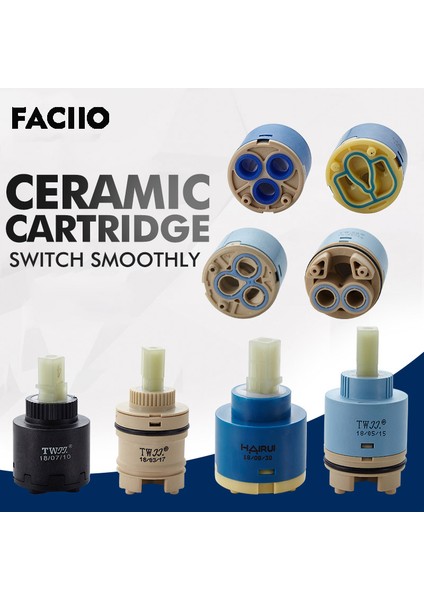 No.8 Stili Facııo Su Tasarrufu Yedek Seramik Kartuşlu Musluk Bataryası - Mutfak Banyo Bataryası Yedek Parça (Yurt Dışından) modelleri