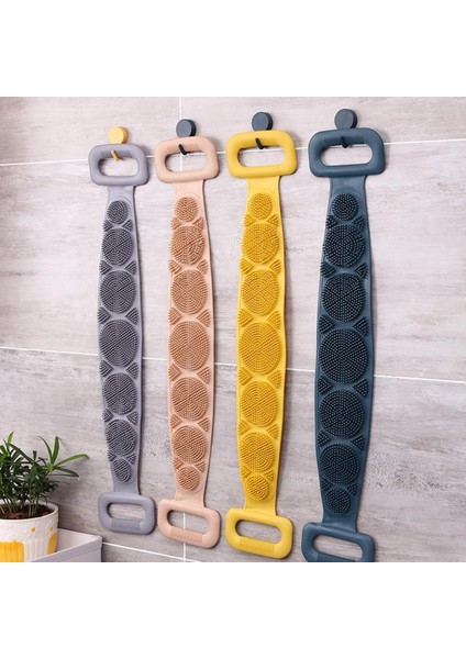 Şeker Pembesi Tarzı Banyo Duş Silikon Jel Fırça Masaj Sırt Fırça Banyo Bandı Ürünü - Stokta Bulunuyor (Yurt Dışından) fiyatları