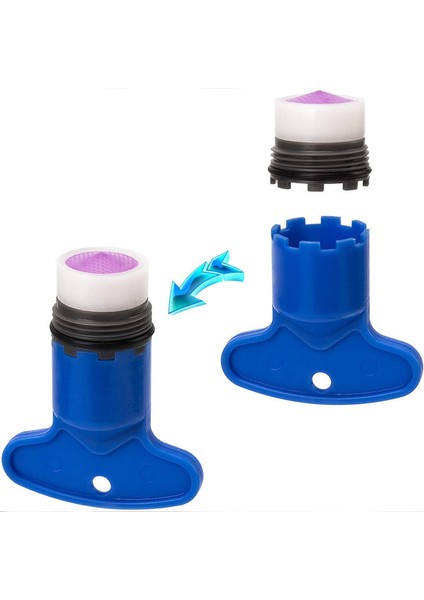 16.5mm Style Su Tasarrufu Musluk Aeratörü ile Set Tamir Anahtarı Aracı Abs Mutfak Lavabo Bataryası Köpük Banyo Aksesuarları (Yurt Dışından) fiyatları