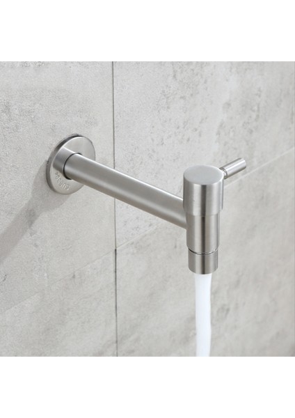 Bir Stil Duvara Monte Edilebilir Uzun Mop Havuzu Bataryası Bahçe Dış Mekan Su Modern Mutfak Banyo Musluk (Yurt Dışından)
