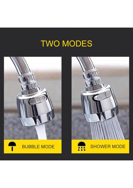 3 Kaplama Uzun Stil Modes Ayarlı Musluk 360 Derece Dönme Filtre Uzatma Borusu Duş Su Tasarrufu Bataryası Evrensel Mutfak Lavabo Aksesuarları (Yurt Dışından) indirimleri