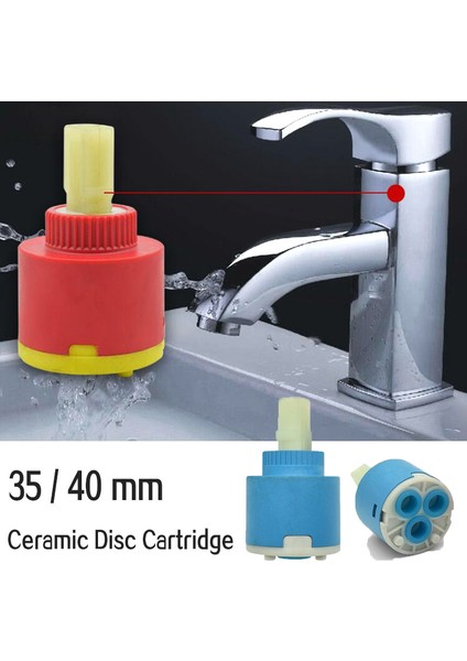 40MM Tarzı Seramik Disk Kartuşlu Karıştırıcı Bataryalı Termostatik Kartuş Bataryalı Disk Vana Pp Plastik Seramik Kartuşlar Için Karıştırıcı (Yurt Dışından) fırsatları