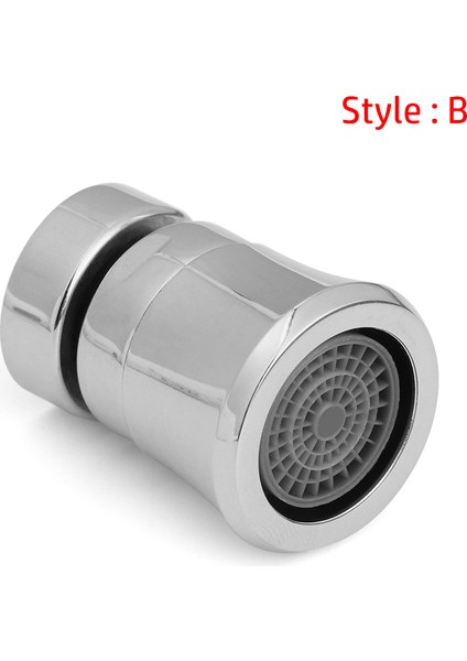 B Tarzı Esnek 360 Derece Su Tasarrufu Musluk Nozulu Sprey Bataryası Aerator Çıkışı Döner Musluk Başlığı Lavabo Mikseri Mutfak Malzemeleri (Yurt Dışından)