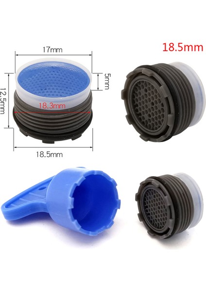 18.5mm Style Iplik Su Tasarrufu Musluk Aerator Kabarcık Mutfak Banyo Bataryası Aksesuarı Yeni (Yurt Dışından)