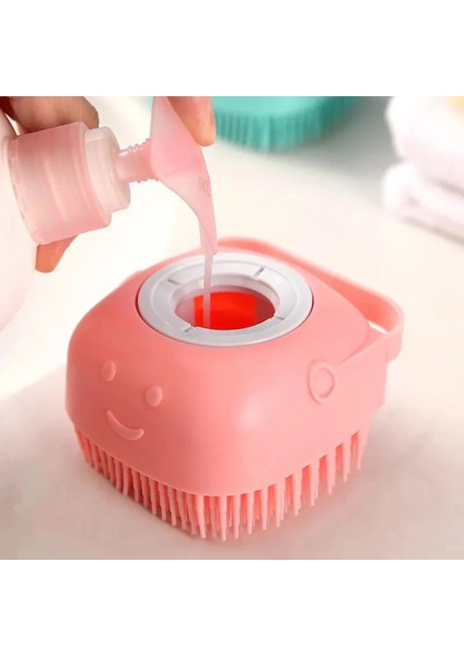 Yeşil Stil Kalp Şekilli Pet Banyo Fırçası Pet Spa Masaj Tarama Yumuşak Silikon Kediler Duş Saç Bakımı Temizlik Aracı (Yurt Dışından) fırsatları