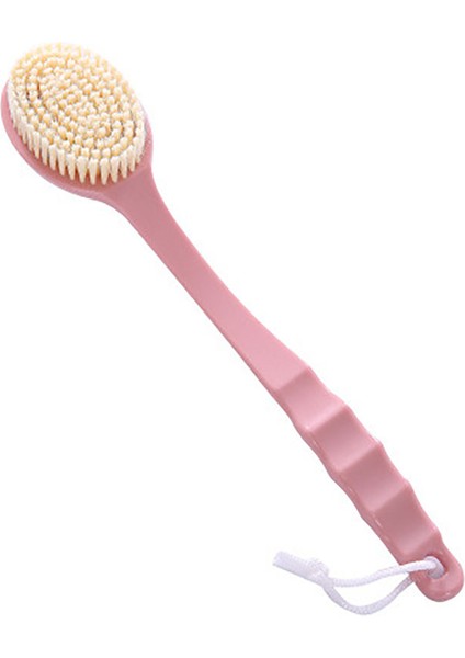 Iskandinav Pudra Stili Uzun Sap Fırçayla Cilt Masajı Yapan Vücut Fırçası - Banyo Aksesuarları (Yurt Dışından)
