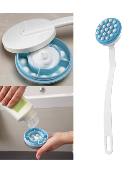 Masaj Başlıklı Uzun Saplı Losyon Uygulayıcı Sırt Masaj Aleti (Yurt Dışından) fiyatları