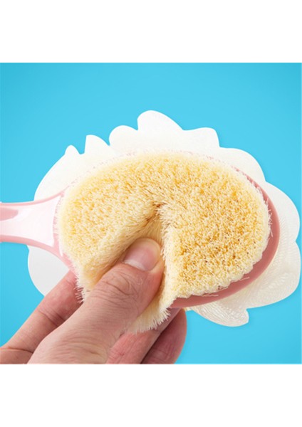 Pembe Tarzı Uzun Saplı Naylon Iplik Banyo Çiçeği Fırça Banyo Aracı Banyo Topu Yetişkin Banyo Fırçası Sırt Fırçası Saç Banyo Fırçası (Yurt Dışından)