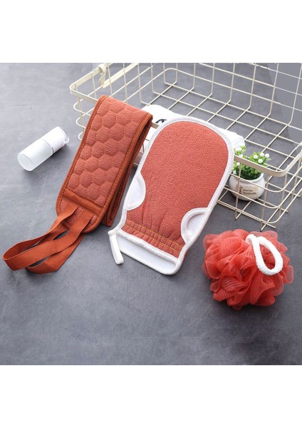 Sarı Stil 3 Adet Banyo Havlusu Banyo Fırçası Banyo Eldiveni Banyo Topu Sırtını Ovma Çamuru Soyulma Vücut Masajı Duş Uzatılmış Fırça Cilt Temizliği (Yurt Dışından) fiyatları