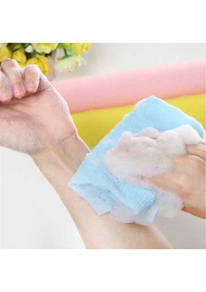 Sarı Stil Naylon Yıkama Bezi Banyo Havlu Güzellik Vücut Cilt Peeling Duş Banyo Yıkama Vc (Yurt Dışından) indirimleri