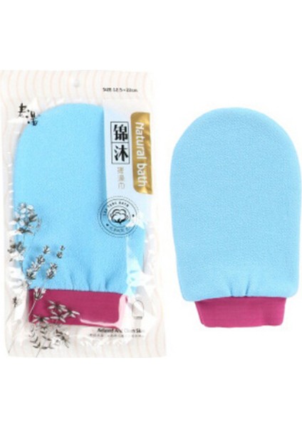 A2 Stili Çift Taraflı Banyo Eldiveni Vücut Temizleme Peeling Eldiven Ölü Cilt Temizleme Duş Banyo Aksesuarları (Yurt Dışından)