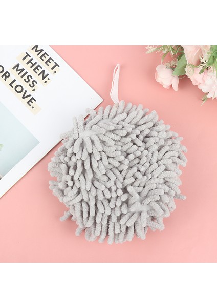 No.2 Tarzı Mutfak Banyo Aksesuarları Yumuşak Peluş Asma Havlu Hızlı Kuruyan Havlu Elleri Kurulamak Için Havlular Topu (Yurt Dışından)