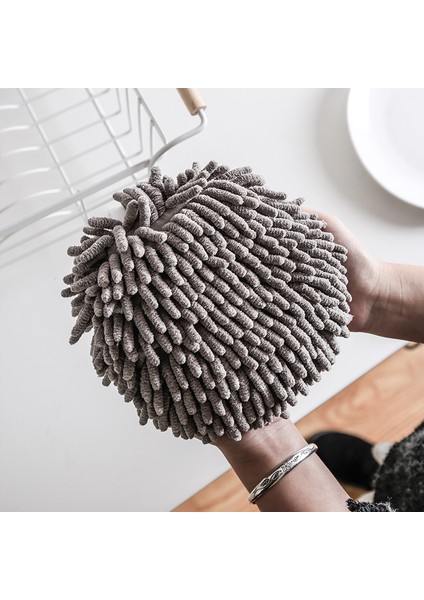 No.2 Tarzı Mutfak Banyo Aksesuarları Yumuşak Peluş Asma Havlu Hızlı Kuruyan Havlu Elleri Kurulamak Için Havlular Topu (Yurt Dışından) fırsatları