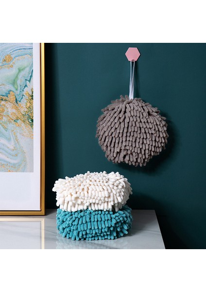 No.2 Tarzı Mutfak Banyo Aksesuarları Yumuşak Peluş Asma Havlu Hızlı Kuruyan Havlu Elleri Kurulamak Için Havlular Topu (Yurt Dışından) indirimleri