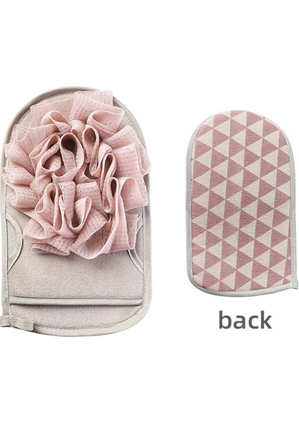 Pembe Tarzı Güçlü Banyo Havlu Eldiveni ve Vücut Yıkama Seti - Türk Hamamı Spa Bakım Ürünleri (Yurt Dışından)