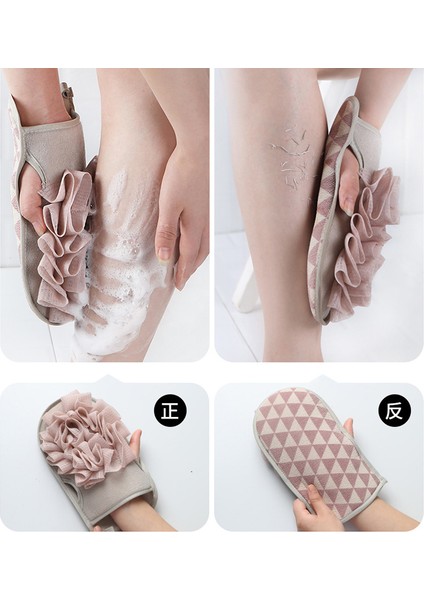 Pembe Tarzı Güçlü Banyo Havlu Eldiveni ve Vücut Yıkama Seti - Türk Hamamı Spa Bakım Ürünleri (Yurt Dışından) indirimleri