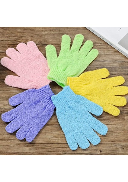 5 Adet Tarzı 5 Adet Eldiven Renkli Çift Taraflı Peeling Eldiven Masaj Cilt Duş Eldiveni Dokulu Duş Eldiveni Peeling Yıkama Eldiveni (Yurt Dışından) modelleri