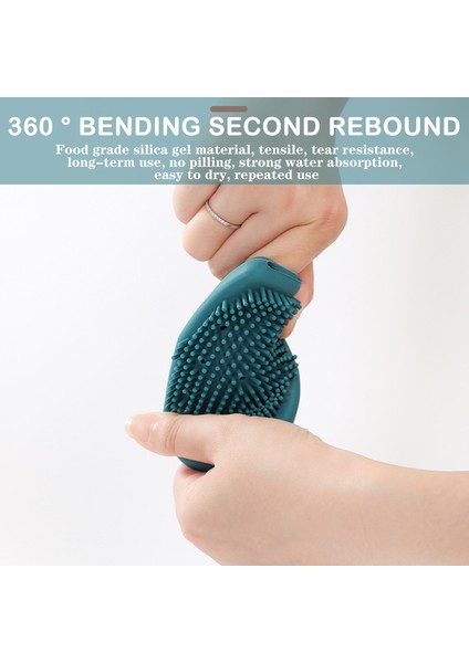 Yeşil Stil Silikon Vücut Fırçası Bebek Duş Temizleyici Çamur Kiri Giderici Vücut Fırçası Masaj Ev Lı (Yurt Dışından) indirimleri