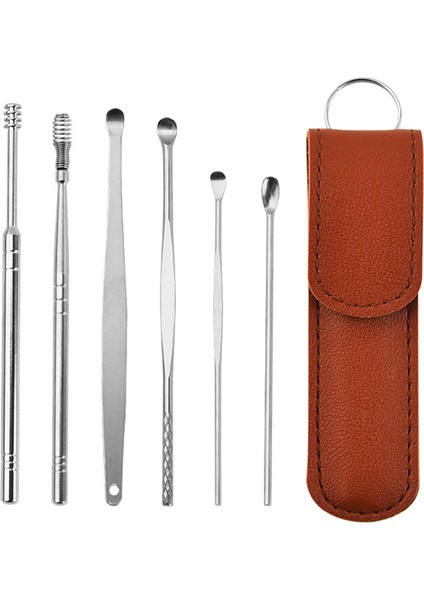 Sarı Stil 6 Adet Kulak Temizleyici Kulak Kiri Temizleme Aracı Kulak Çubukları Kulak Kiri Çıkarıcı Kulak Kaşığı Sağlık Bakımı Kulak Temizleyici (Yurt Dışından) fiyatları