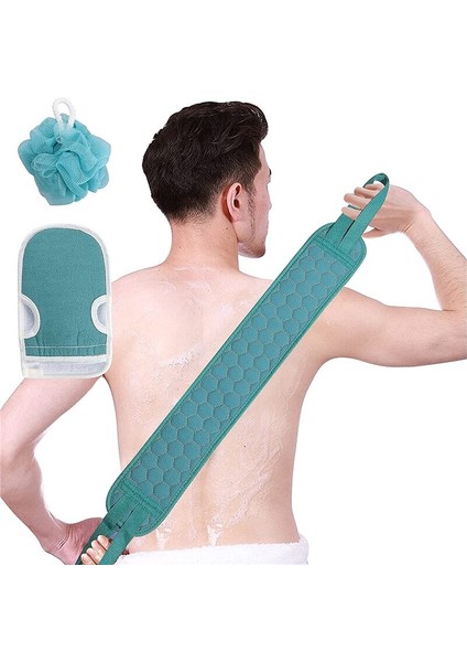 Pembe Tarzı Peeling Yıkama Eldiveni Vücut Temizleme Yumuşak Fırça Sırt Fırçası Kemer Yıkama Cilt Ev Temiz Duş Fırçaları Seti (Yurt Dışından) modelleri