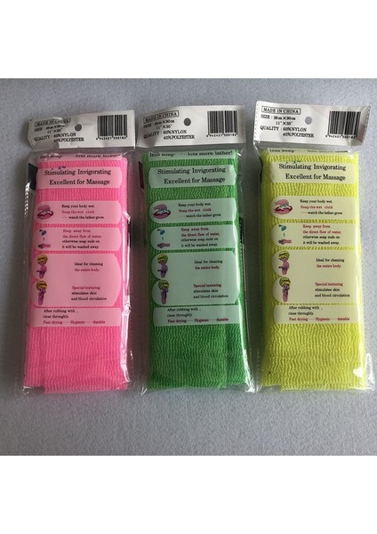 Ücretsiz Güzellik Cilt Bez Peeling Yıkama Bezi Japon Vücut Yıkama Havlu Naylon Banyo Havlu Cilt Parlatma Havlu (Yurt Dışından) fiyatları