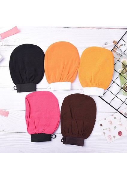 Açık Pembe Tarzı 1 Adet Hamam Duş Banyo Eldiveni Çift Taraflı Soyucu Vücut Yüz Bronz Masaj Temizleme Eldiveni Peeling Eldiveni Havlu (Yurt Dışından) fırsatları