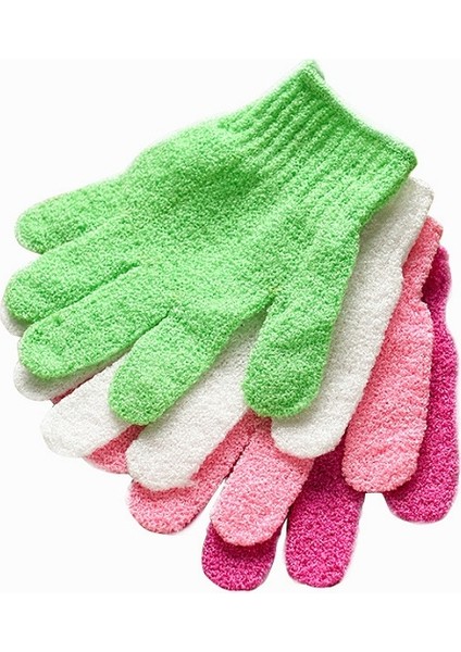 Rastgele Renk Stili Ev Duşu Havlu Polyester Banyo Eldiveni Gövde Yıkama Banyo Silme Temizlik Aracı Temizlik Eldiveni (Yurt Dışından)