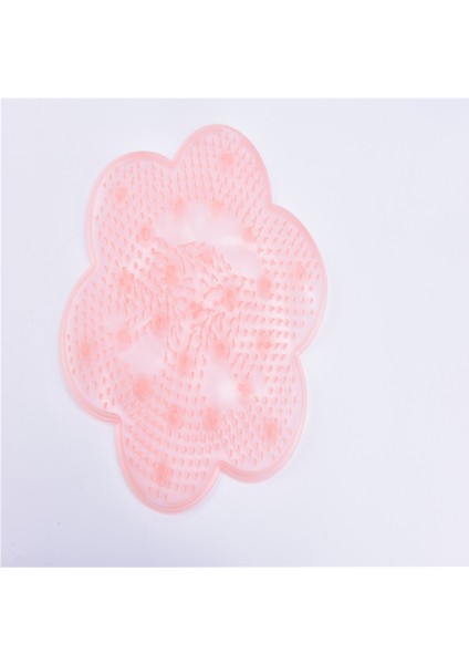 Pembe Tarzı Silikon Banyo Paspasları Tembel Insanlar Banyo Aracı Sırt Masaj Yastığı Taban Kaydırmaz Masaj Pedı Ayak Yıkama Banyo Matı (Yurt Dışından)