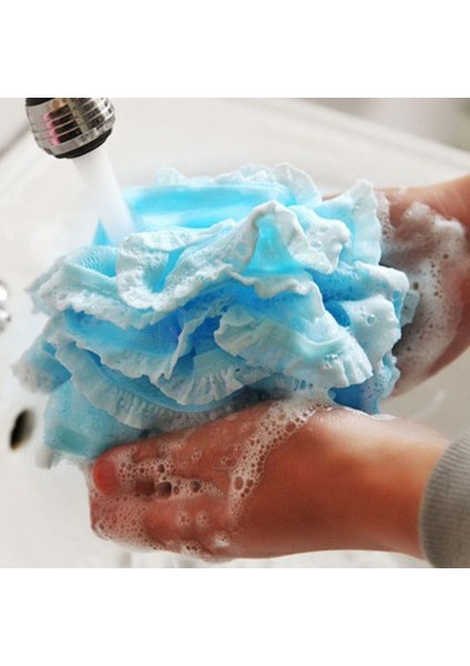 Mor Tarzı Dantel Banyo Topu Banyo Çiçeği Banyo Köpük Topu Çift Ağ Artı Büyük Banyo Topu (Yurt Dışından) fiyatları