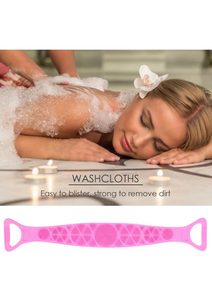 Banyo Havlusu Stili Duş Pedi Yumuşak Sırt Peeling Arka Sıyırıcı Erkek Kadın Banyo Havlu Peeling Masajlı Duş Vücut Temizliği Drog (Yurt Dışından) modelleri