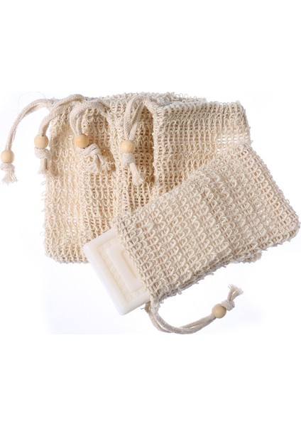1 Adet 12X14CM Tarzı Doğal Taşınabilir Yumuşak Peeling Ağ Fileli Sabun Poşeti Köpük Net Sabun Saklayıcı Banyo Duş Aksesuarları (Yurt Dışından)