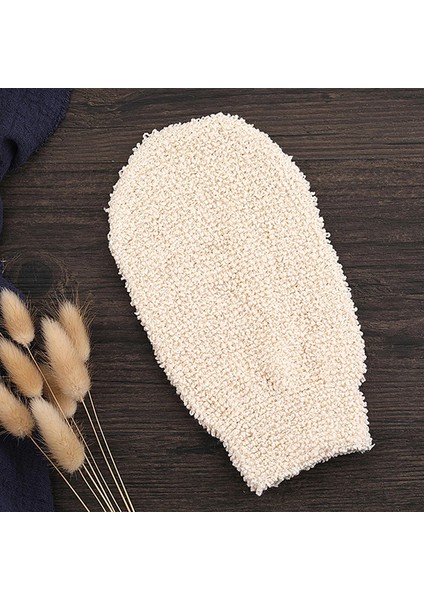 No.3 Tarzı Evde Masaj Eldiveni Duş Spa Peeling Eldiveni 1 Çift Vücut Temizleme Cilt Soyulması Jüt Banyo Havlu Eldiveni (Yurt Dışından) fırsatları